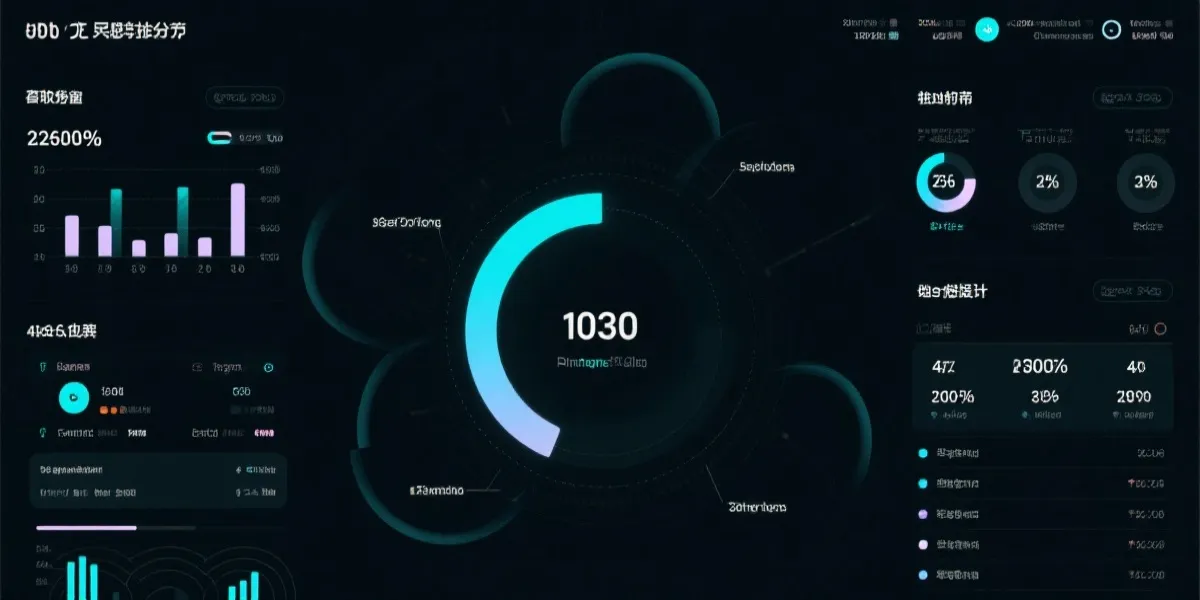 数据看板示意图